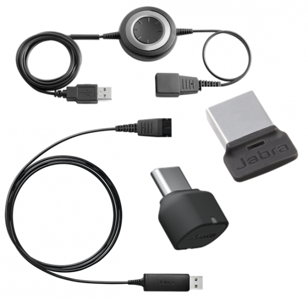 a variety of jabra adapters